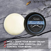 Mustache Wax, Magic Master Keratin Beard Balm Grooming Conditioning For Men, Organic Ingredients, Styles, Training and Moisturizes All Lengths of Facial Hair