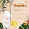 O'o Hawaii Golden Nectar Brightening and Firming Ferulic Serum, Anti Wrinkle and Anti Aging Hyaluronic Acid and Vitamin C, 1.4oz