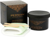 Persian Cold Wax Kit, Hair Removal Sugar Wax for Body Waxing Women & Men, 8 oz (240ml) wax, 20 strips, 2 spatulas.