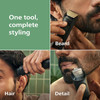 Norelco Philips All-in-One 3000 13-in-1 Trimmer Face & Hair, Steel Blades | Beard Styler, Nose & Detail Trimmer Hair Clipper Self-Sharpening Blades 8 lengths 60-Min Runtime Rinseable MG3939/50