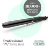 Professional Series Curling Wand 1 1/4 Inch Iron by MINT | Extra-Long 2-Heater Ceramic Barrel That Stays Hot. Hair Curler/Wave Former. Travel-Ready Dual Voltage.