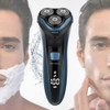 Rantizon Electric Razor Men - Wet and Dry Rechargeable Mens Electric Shaver with Pop-up Trimmer Cordless IPX7 Waterproof, 100-240V Worldwide Universal Shaver for Men with LCD Display & Travel Lock