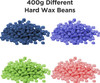 RioRand 4Pack Different Hard Wax Beans with Wax Pot and Wax Applicator Sticks