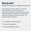 Rockwell Beard Conditioner - Barbershop Scent, 4 Fl Oz
