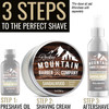 Shaving Cream for Men - Canadian Made With Sandalwood Essential Oil - Hydrating, Rich & Thick Lather for All Skin Types by Rocky Mountain Barber Company - 5 Ounce Tin