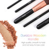 Syntus Makeup Brush Set, Premium Synthetic Foundation Powder Kabuki Blush Concealer Eye Shadow 16 Pcs Makeup Brushes, Rose Golden