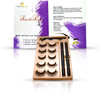 The 3 Ladies Magic Non- Magnetic Eyelashes- Faux Mink Natural Looking Eyelashes and Magic Eyeliner- 5 Pairs of 3D Eyelashes and 2 Pcs Eyeliner with Tweezers- New and Improved Formula- Easy to Apply