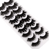 Thick Mink Eyelashes Faux Cils 18 Pairs 20MM Fluffy Long False Lashes Pack Dramatic Full 5D Crossed Fake Eyelashes Bulk by Yawamica
