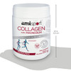 AML Sport - Collagen with Magnesium + VIT C, B1, B2 and B6-350g (Strawberry Flavour). Tissue Regenerator with Type 1 &2 Collagen. Gluten Free. Sugar Free