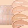 GIVERNY Go Milchak Signature Foundation #21 Light Beige - Long Lasting All Day Flawless Coverage Foundation  Cool Skin Tone Makeup - Skin Fit High Density Poreless Makeup Concealer, 1.01 fl.oz.