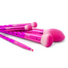 MODA Full Size Mythical Wild Blush Unicorn 5pc Makeup Brush Set, Includes - Blush, Complexion, Domed Shadow, Crease, and Angle Eyeliner Brushes (Pink)