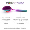 MODA Full Size Prismatic Precision Powder 2pc Oval Makeup Brush Set, Includes - Large Precision Powder, Small Precision Powder Brushes