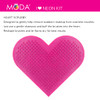 MODA Neon 6 pc Makeup Brush Set with Brush Cleaning Pad, Includes - Powder, Contour, Shader, & Liner Brushes
