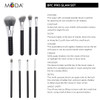 MODA Studio 8pc Pro Glam Makeup Brush Set, Includes - Powder, Contour, Glow, Shader, Crease, Smudger, Detail, and Brow Brushes