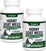 Horny Goat Weed - Natural Female & Male Enhancement Capsules - Horny Goat Weed for Men & Women Health - Vigor & Energy Pills - Epimedium Extract w/Maca Root Powder & Tongkat Ali - 2 Pack