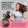 Hair Fiber (Medium Brown) + Hairline Powder (Medium Brown): Boldify Build & Conceal Bundle - Undetectable Hair Thickener for Fine Hair, Instant Stain-Proof Root Touchup Powder, For Men & Women