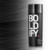 BOLDIFY Hair Fibers for Thinning Hair (BLACK) Undetectable & Natural - 28g Bottle - Hair Powder - Completely Conceals Hair Loss in 15 Sec - Hair Thickener & Topper for Fine Hair for Women & Men