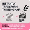 Hair Fibers (LIGHT BROWN) + Biotin Gummies: Boldify Conceal & Glow Bundle: Undetectable & Natural Hair Fibers for Men & Women & All Natural, Vegan & Sugar Free Gummies