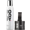 Hairline Powder (Grey) + Hair Thickening Serum 4oz: Boldify Bundle: Root Touchup Hair Loss Powder and For Thicker Hair Day One.