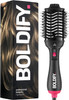 BOLDIFY Professional Blow Dry Brush - for Silky Shiny Curls, Waves, or Straightener - BoarCraft™ Charcoal Infused Hair Dryer Brush w/Volumtech™, Anti Frizz Advanced ION Generator Technology