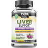 Liver Support, Detox & Repair Formula  Milk Thistle Supplement 60 Count