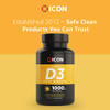 ICON Nutrition Vitamin D3 1000IU 365Tabs