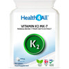 Vitamin K2 MK7 200mcg 90 Tablets (V) Natural MK-7 from natto Fermentation. Vegan High Strength Tablets (not Capsules). Made in The UK by Health4All