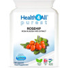 Rosehip 10000mg 60 Capsules (V) (not Tablets) Purest - no additives. Vegan Quality Joint Support Supplement. Made in The UK by Health4All