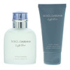 Light Blue Dolce Gabbana Pour Homme 2 Piece Gift Set: Eau De Toilette 75ml - Aftershave Balm 50ml