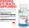 Solaray, Bilberry & Lutein, One Daily, 30 Easy-To-Swallow Capsules