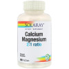 Solaray - Calcium Magnesium 2:1 Ratio, Amino Acid Chelate, 180 VegCaps