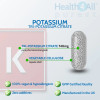 Potassium Citrate 740mg 90 Capsules (V) High Elemental Potassium. Purest: no additives. Vegan. Made by Health4All
