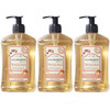 A LA MAISON Heirloom Peach Liquid Hand Soap - Triple French Milled Natural Moisturizing Soap (3 Pack, 16.9 oz Bottle)