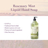 A LA MAISON Rosemary Mint Liquid Hand Soap - Triple French Milled Natural Moisturizing Soap (33.8 oz Bottle)