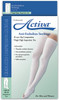 Activa Anti-EMB 18 mmHg Thigh High Inspection Toe Stockings, White, Medium