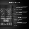 Applied Nutrition ABE - All Black Everything Pre Workout Energy, Increase Physical Performance with Citrulline, Creatine, Beta Alanine, Caffeine Vitamin B Complex, 315g, 30 Servings (Candy Ice Blast)