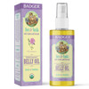 Badger - Pregnant Belly Oil, Rose & Vanilla, Certified Organic, Gentle & Soothing, Jojoba & Coconut Oil, Belly Oil for Stretched Skin During & After Pregnancy, 4 fl oz