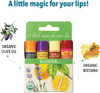 Badger Organic Lip Balm 4 Sticks Gift Set green Pack by grafton International, 2.4 Oz