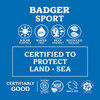 Badger SPF 40 Sport Mineral Sunscreen Cream & Organic Aloe Gel, Reef-Friendly Water-Resistant Sport Sunscreen with Zinc Oxide and Cooling and Soothing Fair Trade Organic Aloe Vera Gel