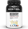 BioSteel Recovery Protein Plus Powder Supplement, Grass-Fed and Non-GMO Formula, Vanilla, 27 Servings