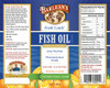 Barlean's Organic Oils Fresh Catch® Orange Flavor Fish Oil