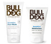 Bulldog Skincare Sensitive Face Wash and Moisturizer For Men With 2 Essential Oils, Green Tea, Green Algae, Konjac Mannan and Vitamin E, 5 and 3.3 fl. oz. each