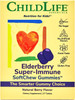 CHILDLIFE ESSENTIALS Elderberry Super-Immune SoftChew Gummies - Elderberry Gummies for Kids Flavor, Supports The Immune System, Sugar-Free, Allergen-Free - Natural Berry Flavor, 27 Count (Pack of 1)