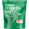 Coromega Vegan DHA, Plant-Based Omega-3 Algal Oil, Heart, Eye, Immune & Brain Health, Orange Citrus Flavor, 60 Ct