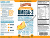 Barlean's Organic Oils Seriously Delicious™ Omega-3 Fish Oil Mango Peach Smoothie