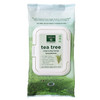 Earth Therapeutics Makeup Remover Wipes - Tea Tree (30 Wipes)