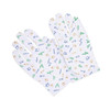 Earth Therapeutics Moisturizing Hand Gloves w/Garden Prints - (1 Pair)