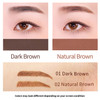 Long-lasting, Waterproof, Eyebrow Tattoo Pen, Creates Natural Looking Brows, Eyebrow Definer Tint, Super Soft Brow Pen, Liquid Eyebrow | PASSIONCAT 2X Eyebrow Tint Pen (No.1 Dark Brown)