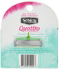 Schick Quattro for Women Razor Blade Refills for Sensitive Skin with Hypo-Allergenic Aloe - 4 Count