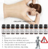 10 Essential Oil Set for Diffuser (Rose,Jasmine,Vetiver,Sandalwood,Chamomile,Lemongrass,Grapefruit,Frankincense,Lavender,Rosemary) 100% Pure Oil 10MLx10